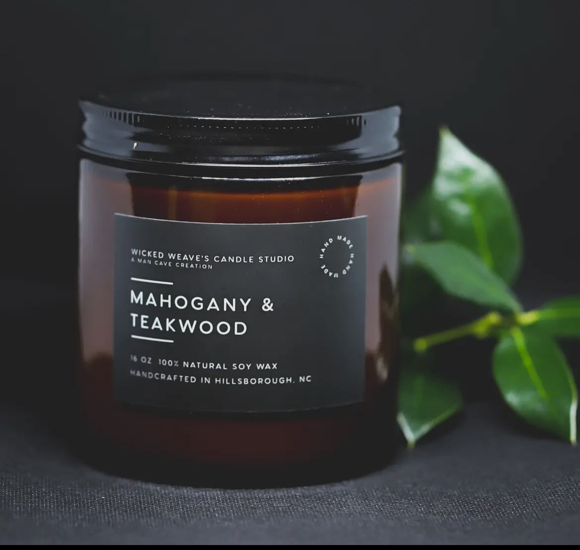Mahogany & Teakwood Soy Candle