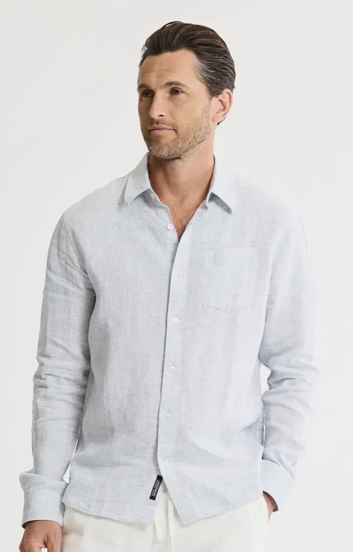 Hamptons Linen Button-Down