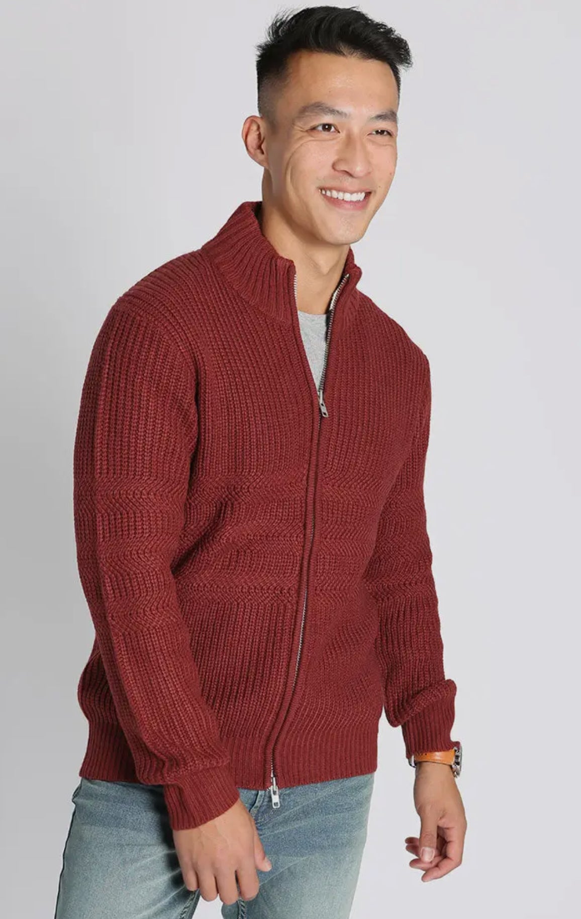 Brickhouse Full Zip Sweater