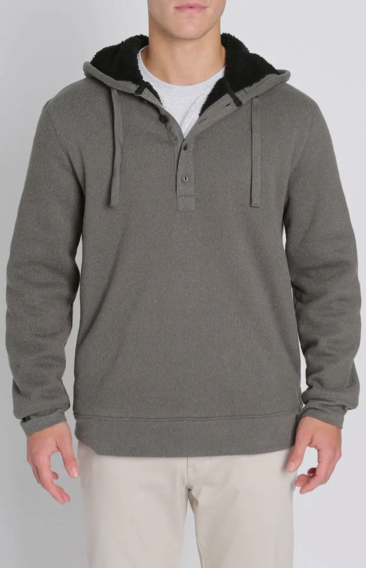 Sherpa Henley Hoodie